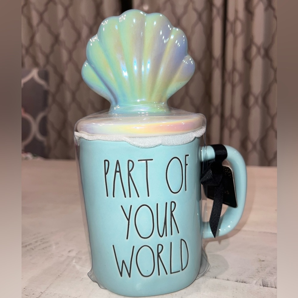 Disney Rae Dunn Little Mermaid Ariel Coffee Mug Cup